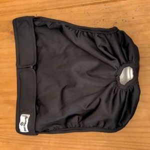 NWOT Pet Parents Black Male/Female Washable Dog Diaper, XL